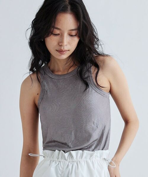 GALLEST / ギャレスト キャミソール・チューブトップ | シャイニーアメスリタンクトップ（カップ付き） | 詳細14