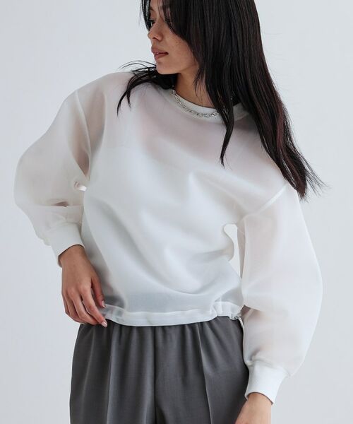 GALLEST / ギャレスト カットソー | シアーダンボールトップス | 詳細1