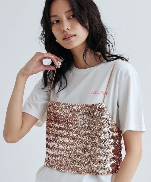 GALLEST / ギャレスト キャミソール・チューブトップ | スパンコールビスチェ | 詳細12