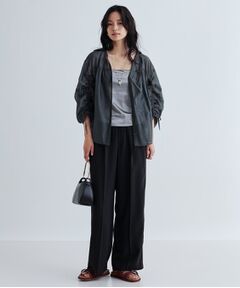 GALLEST / ギャレスト パンツ | 【セットアップ対応】イージーストレートワイドパンツ【カセット服／オケージョン／通勤】