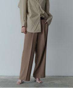 GALLEST / ギャレスト パンツ | 【セットアップ対応】イージーストレートワイドパンツ【カセット服／オケージョン／通勤】