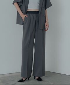 GALLEST / ギャレスト パンツ | 【セットアップ対応】イージーストレートワイドパンツ【カセット服／オケージョン／通勤】