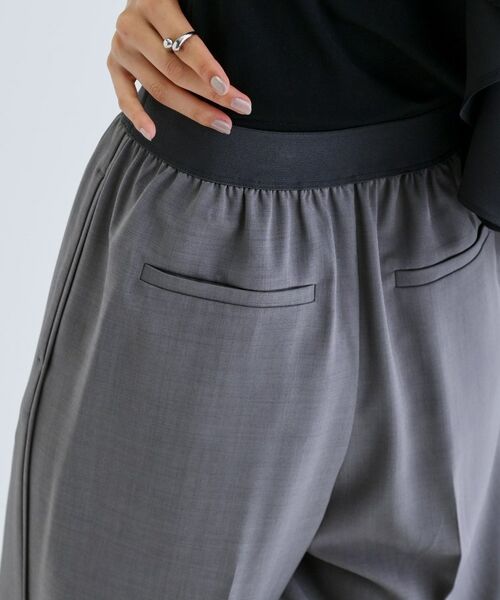 GALLEST / ギャレスト パンツ | 【セットアップ対応】イージーストレートワイドパンツ【カセット服／オケージョン／通勤】 | 詳細28