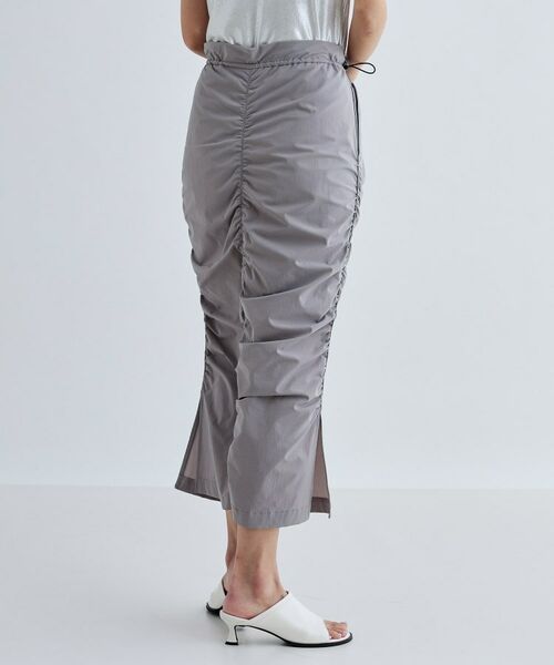 GALLEST / ギャレスト ロング・マキシ丈スカート | シャーリングナイロンスカート | 詳細13