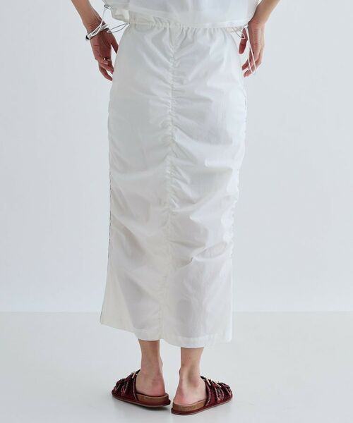 GALLEST / ギャレスト ロング・マキシ丈スカート | シャーリングナイロンスカート | 詳細18