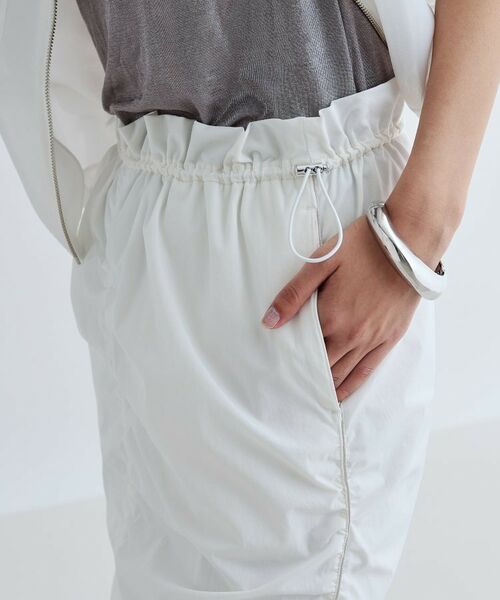 GALLEST / ギャレスト ロング・マキシ丈スカート | シャーリングナイロンスカート | 詳細20