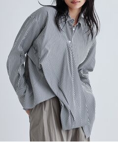 GALLEST / ギャレスト シャツ・ブラウス | マルチウェイストライプカシュクールシャツ