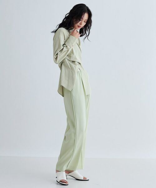 GALLEST / ギャレスト シャツ・ブラウス | マルチウェイストライプカシュクールシャツ | 詳細5