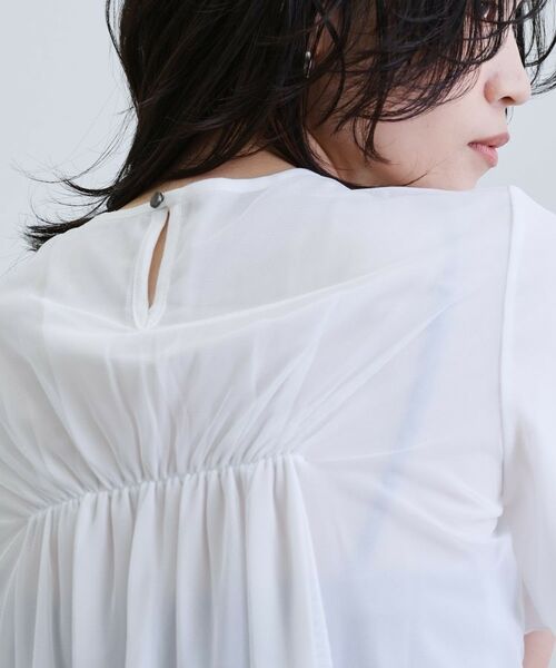 GALLEST / ギャレスト Tシャツ | メッシュギャザーTシャツ | 詳細13