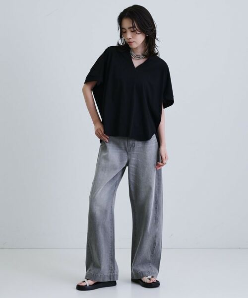 GALLEST / ギャレスト カットソー | ギャザーポンチョカットソー | 詳細12