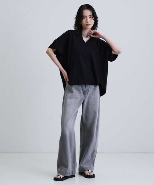 GALLEST / ギャレスト カットソー | ギャザーポンチョカットソー | 詳細13