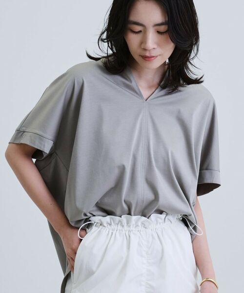 GALLEST / ギャレスト カットソー | ギャザーポンチョカットソー | 詳細9