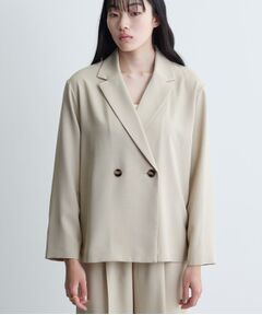 GALLEST / ギャレスト テーラードジャケット | 【セットアップ可】モードフィットダブルボタンジャケット【カセット服/オケージョン/通勤】