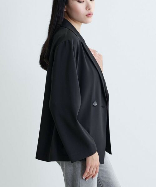 GALLEST / ギャレスト テーラードジャケット | 【セットアップ可】モードフィットダブルボタンジャケット【カセット服/オケージョン/通勤】 | 詳細17