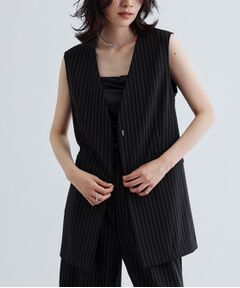 GALLEST / ギャレスト ベスト | 【セットアップ可】ナローベルテッドジレ【カセット服/オケージョン/通勤】