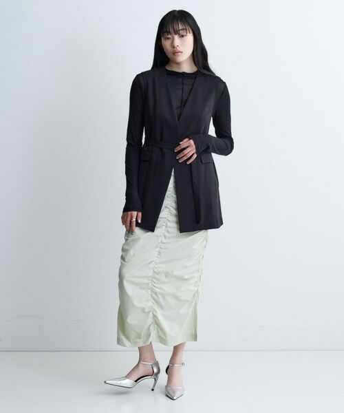 GALLEST / ギャレスト ベスト | 【セットアップ可】ナローベルテッドジレ【カセット服/オケージョン/通勤】 | 詳細15