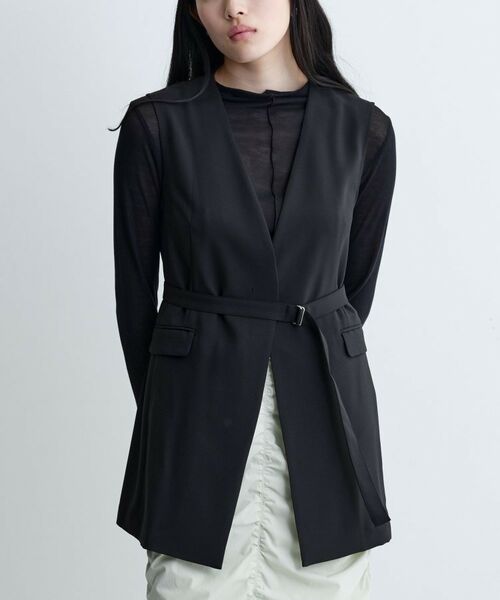 GALLEST / ギャレスト ベスト | 【セットアップ可】ナローベルテッドジレ【カセット服/オケージョン/通勤】 | 詳細18