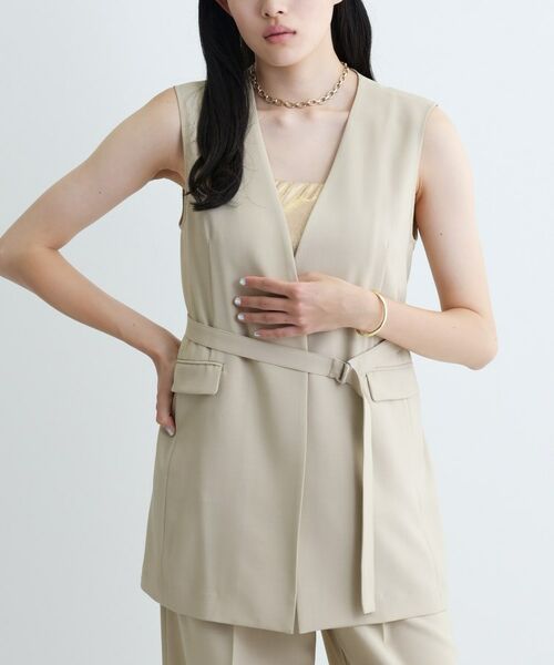 GALLEST / ギャレスト ベスト | 【セットアップ可】ナローベルテッドジレ【カセット服/オケージョン/通勤】 | 詳細22