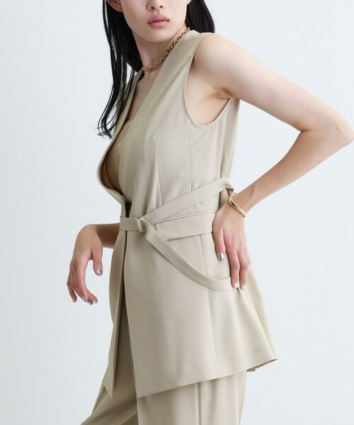 GALLEST / ギャレスト ベスト | 【セットアップ可】ナローベルテッドジレ【カセット服/オケージョン/通勤】 | 詳細23