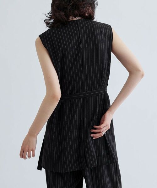 GALLEST / ギャレスト ベスト | 【セットアップ可】ナローベルテッドジレ【カセット服/オケージョン/通勤】 | 詳細4