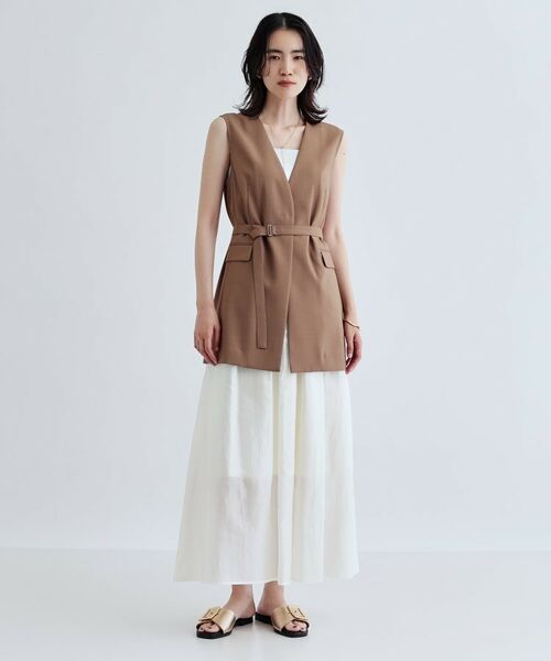 GALLEST / ギャレスト ベスト | 【セットアップ可】ナローベルテッドジレ【カセット服/オケージョン/通勤】 | 詳細7