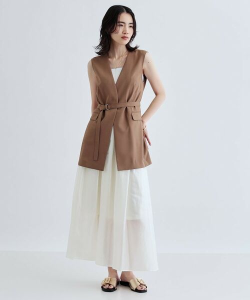 GALLEST / ギャレスト ベスト | 【セットアップ可】ナローベルテッドジレ【カセット服/オケージョン/通勤】 | 詳細8