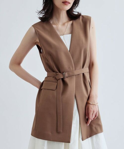 GALLEST / ギャレスト ベスト | 【セットアップ可】ナローベルテッドジレ【カセット服/オケージョン/通勤】 | 詳細9