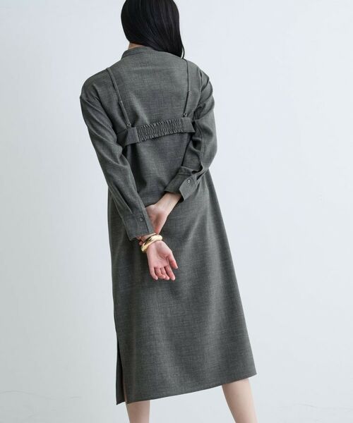 GALLEST / ギャレスト ロング・マキシ丈ワンピース | 【セレモニー/オケージョン/通勤】ビスチェセットシャツドレス【2WAY】 | 詳細10