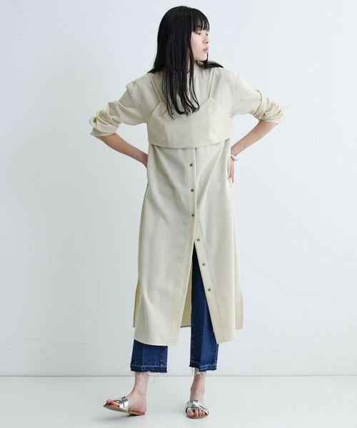 GALLEST / ギャレスト ロング・マキシ丈ワンピース | 【セレモニー/オケージョン/通勤】ビスチェセットシャツドレス【2WAY】 | 詳細2