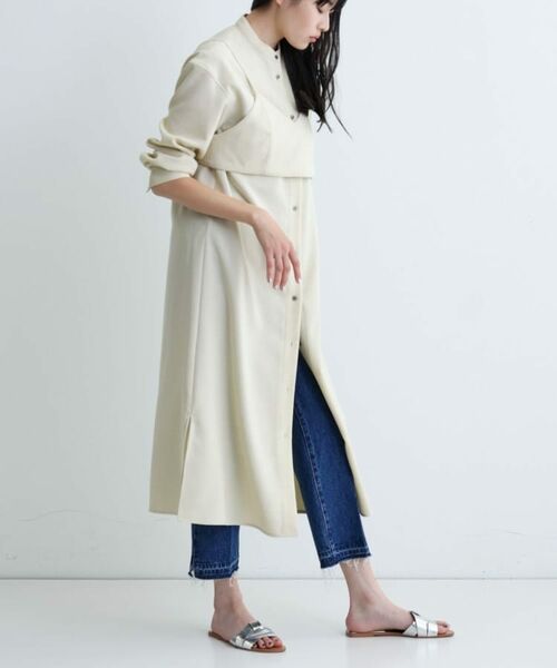 GALLEST / ギャレスト ロング・マキシ丈ワンピース | 【セレモニー/オケージョン/通勤】ビスチェセットシャツドレス【2WAY】 | 詳細4