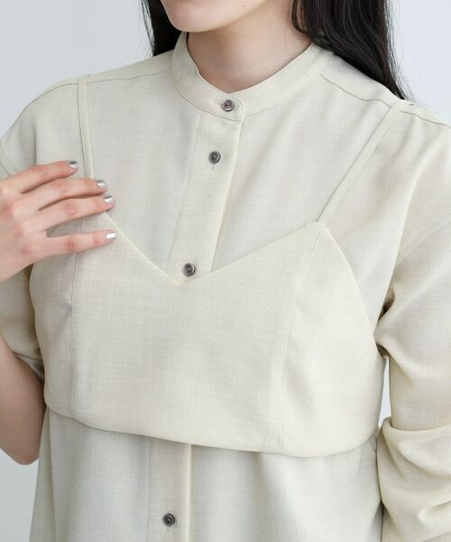 GALLEST / ギャレスト ロング・マキシ丈ワンピース | 【セレモニー/オケージョン/通勤】ビスチェセットシャツドレス【2WAY】 | 詳細5