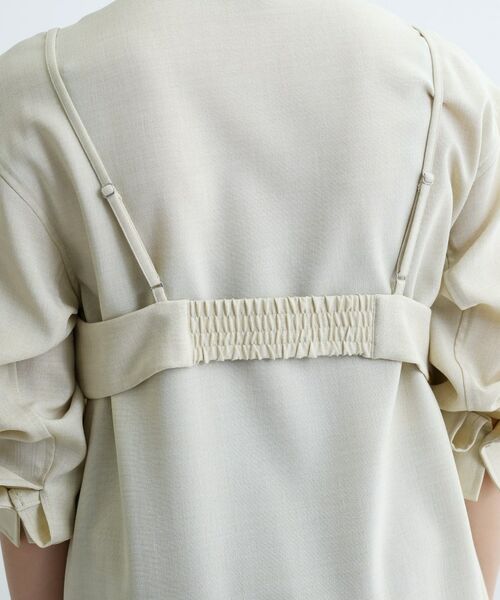 GALLEST / ギャレスト ロング・マキシ丈ワンピース | 【セレモニー/オケージョン/通勤】ビスチェセットシャツドレス【2WAY】 | 詳細7