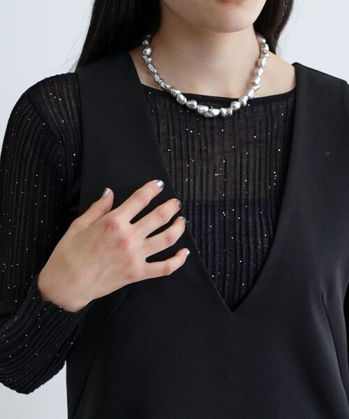 GALLEST / ギャレスト ロング・マキシ丈ワンピース | バックシャンジャンドレ | 詳細5