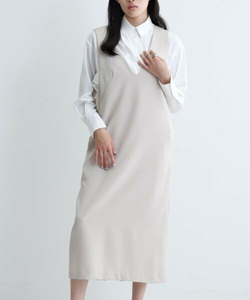 GALLEST / ギャレスト ロング・マキシ丈ワンピース | バックシャンジャンドレ | 詳細9