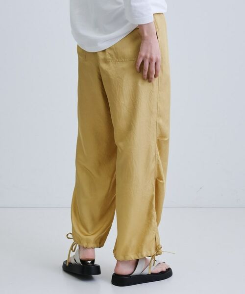 GALLEST / ギャレスト パンツ | ドレープサテンパンツ | 詳細3