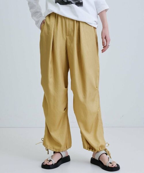 GALLEST / ギャレスト パンツ | ドレープサテンパンツ | 詳細5