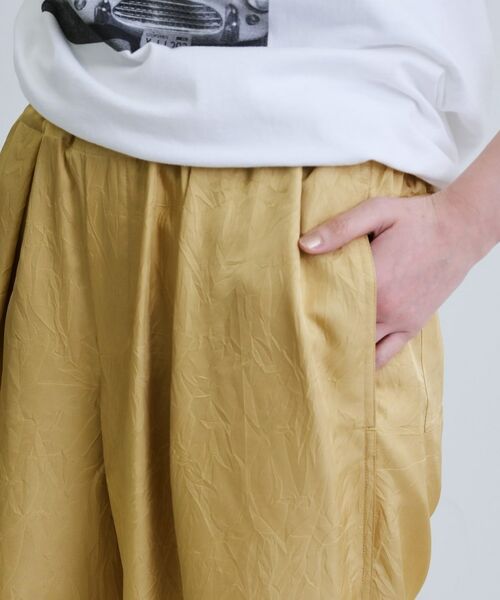 GALLEST / ギャレスト パンツ | ドレープサテンパンツ | 詳細6