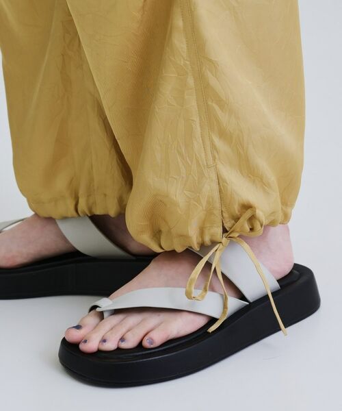 GALLEST / ギャレスト パンツ | ドレープサテンパンツ | 詳細7