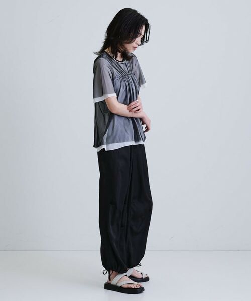 GALLEST / ギャレスト パンツ | ドレープサテンパンツ | 詳細8