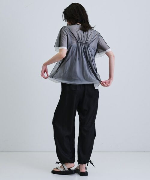 GALLEST / ギャレスト パンツ | ドレープサテンパンツ | 詳細9