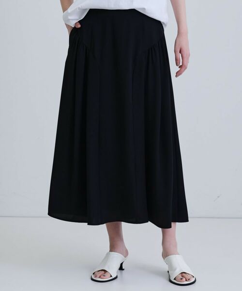 GALLEST / ギャレスト ロング・マキシ丈スカート | ドレープギャザースカート | 詳細11