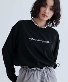 GALLEST / ギャレスト シャツ・ブラウス | ジョーゼットロゴブラウス