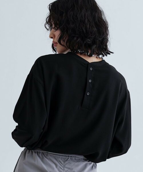 GALLEST / ギャレスト シャツ・ブラウス | ジョーゼットロゴブラウス | 詳細2