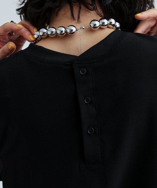 GALLEST / ギャレスト シャツ・ブラウス | ジョーゼットロゴブラウス | 詳細5