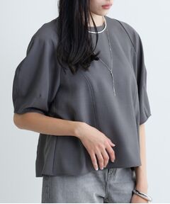 GALLEST / ギャレスト シャツ・ブラウス | 【セットアップ対応】バルーンスリーブブラウス【通勤・セレモニー】