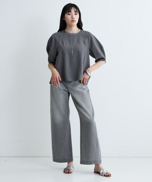 GALLEST / ギャレスト シャツ・ブラウス | 【セットアップ対応】バルーンスリーブブラウス【通勤・セレモニー】 | 詳細6