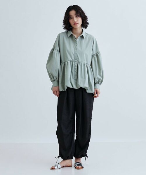 GALLEST / ギャレスト シャツ・ブラウス | バルーンペプラムブラウス | 詳細1