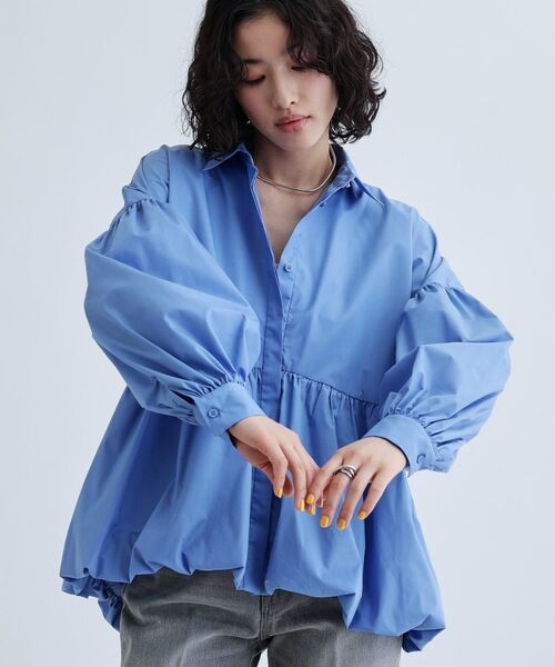 GALLEST / ギャレスト シャツ・ブラウス | バルーンペプラムブラウス | 詳細17