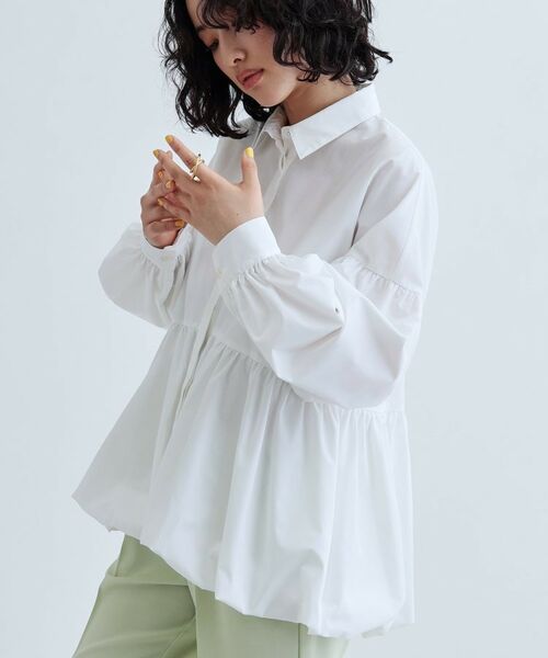 GALLEST / ギャレスト シャツ・ブラウス | バルーンペプラムブラウス | 詳細8