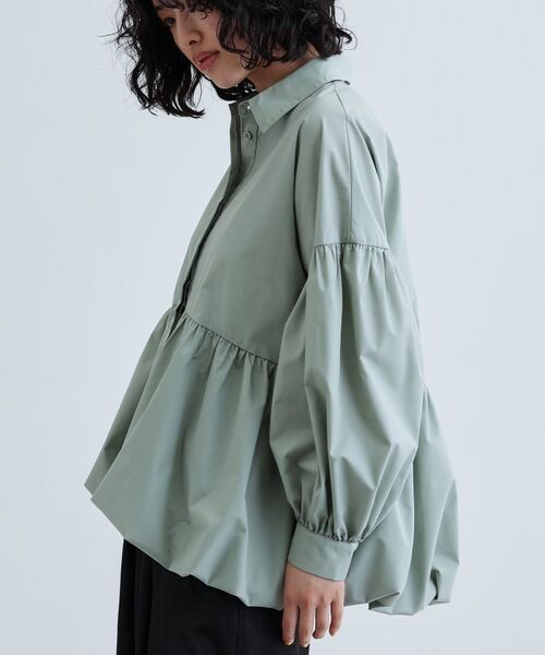 GALLEST / ギャレスト ジャカードペプラムブラウス ジャカードペプラムブラウス（シャツ・ブラウス） | GALLEST